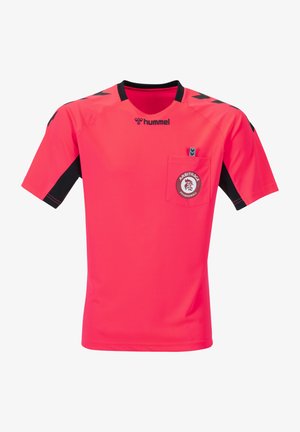 Hummel REFEREE YOUTH - T-shirt imprimé - diva pink