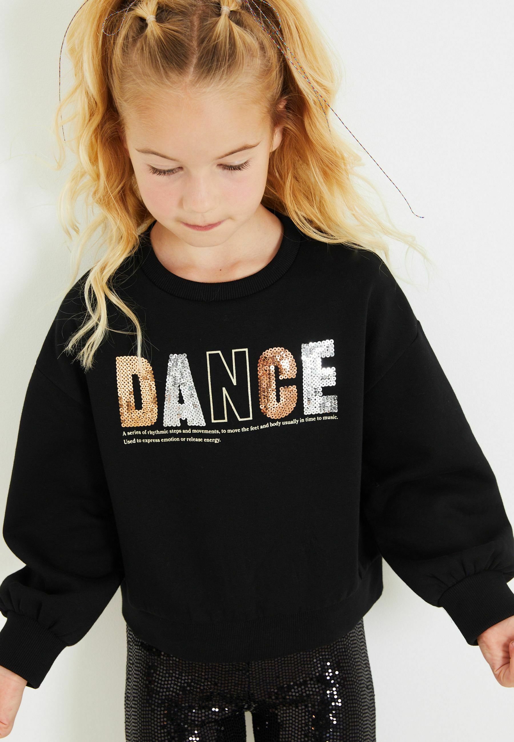 Next CREW - Sweatshirt - black sequin 