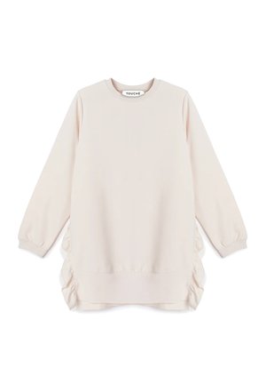 Touché Privé RUFFLED CREPE - Ikdienas džemperis - beige