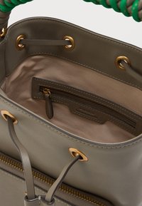 Pinko CARGO BUCKET - Mala a tiracolo - noce/antique gold-coloured