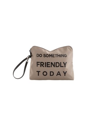 FRIENDLY DOUBLE  - Toiletti-/meikkilaukku - brown tobacco