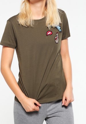 Printtipaita - olive