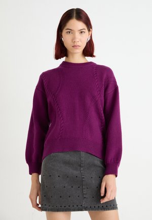 MSCH Copenhagen CECELIA PEONY - Neule - plum caspia