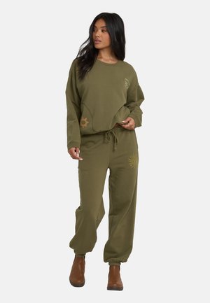 RELAXED FIT  - Pantalon de survêtement - green