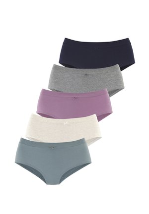VIVANCE BY 5 PACK - Briefs - anthrazit meliert, beige meliert, flieder, eukalyptus, navy