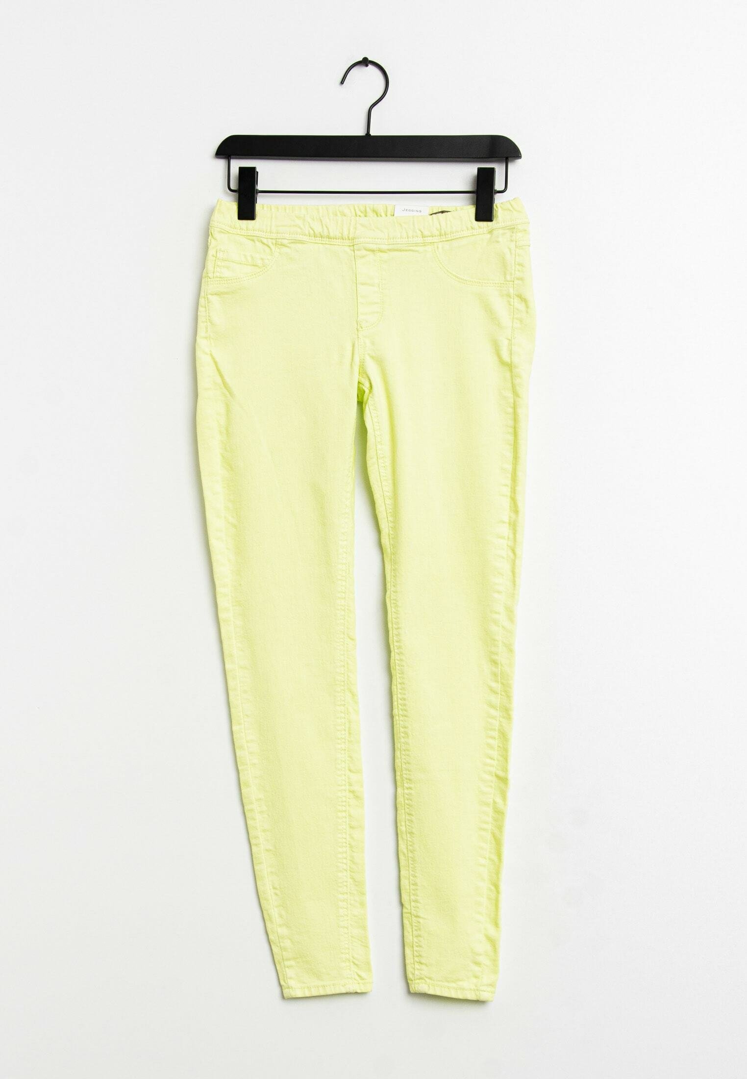 Mango Jeggings - green/light yellow 