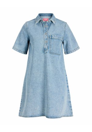 JJXX, JXAMARA SILLE SS SHORT DRESS DNM SN - Jeanskleid - light blue denim