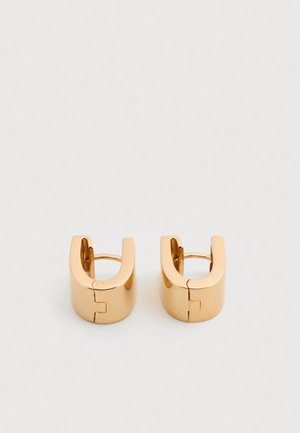 CHUNKY SQUARE - Earrings - gold-coloured