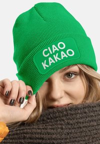 MoonWorks MIT PATCH CIAO KAKAO MIT SPRUCH - Beanie - grün