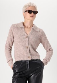 JDY JDYZOEY LIFE COLLAR CARDIGAN - Adīta jaka - chateau gray