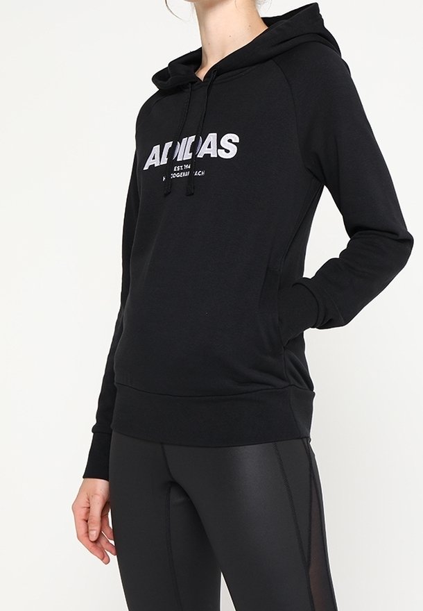 adidas Performance Sweat à capuche - black