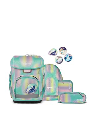 CUBO LIGHT SET - Juego de mochilas escolares - zaubärwelt - mint