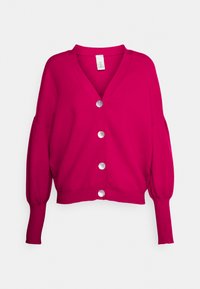 YASFONNA CARDIGAN - Casaco de malha - beetroot purple