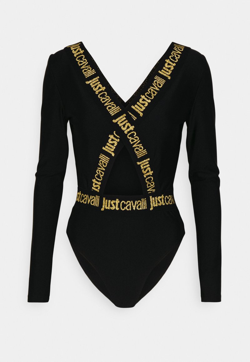 Just Cavalli T-shirt print zwart
