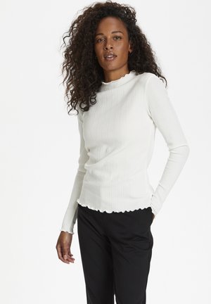 Long sleeved top - egret