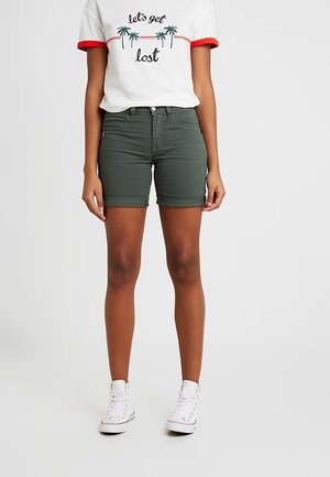 Farkkushortsit - dark green