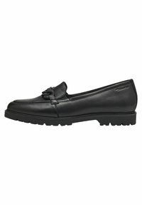 Slip-ins - black leather