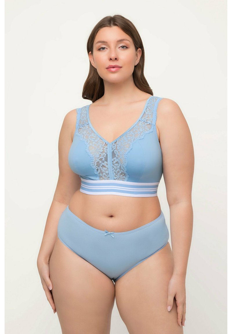 Ulla Popken - Bustier - light blue, Vergroten