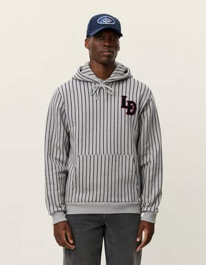 BRADY PATCH PINSTRIPE - Mikina - grey melange