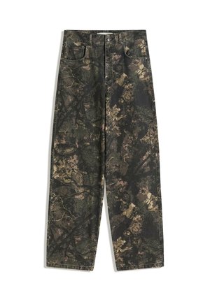 SUPER BAGGY PRINTED - Broek - khaki