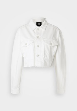 CROPPED WANDER JACKET DESTROYED - Spijkerjas - light chalk