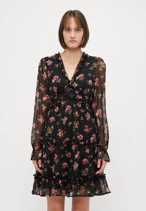 VMSMILLA FRILL SHORT DRESS  - Kjole - black