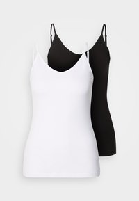 Unselected, white/black