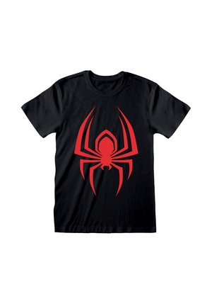 MARVEL VIDEO GAME SPIDER-MAN - MILES MORALES HANGING - Print T-shirt - black