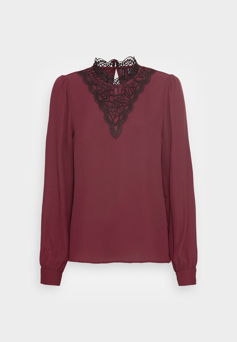 Vero Moda Longsleeve bordeauxrood