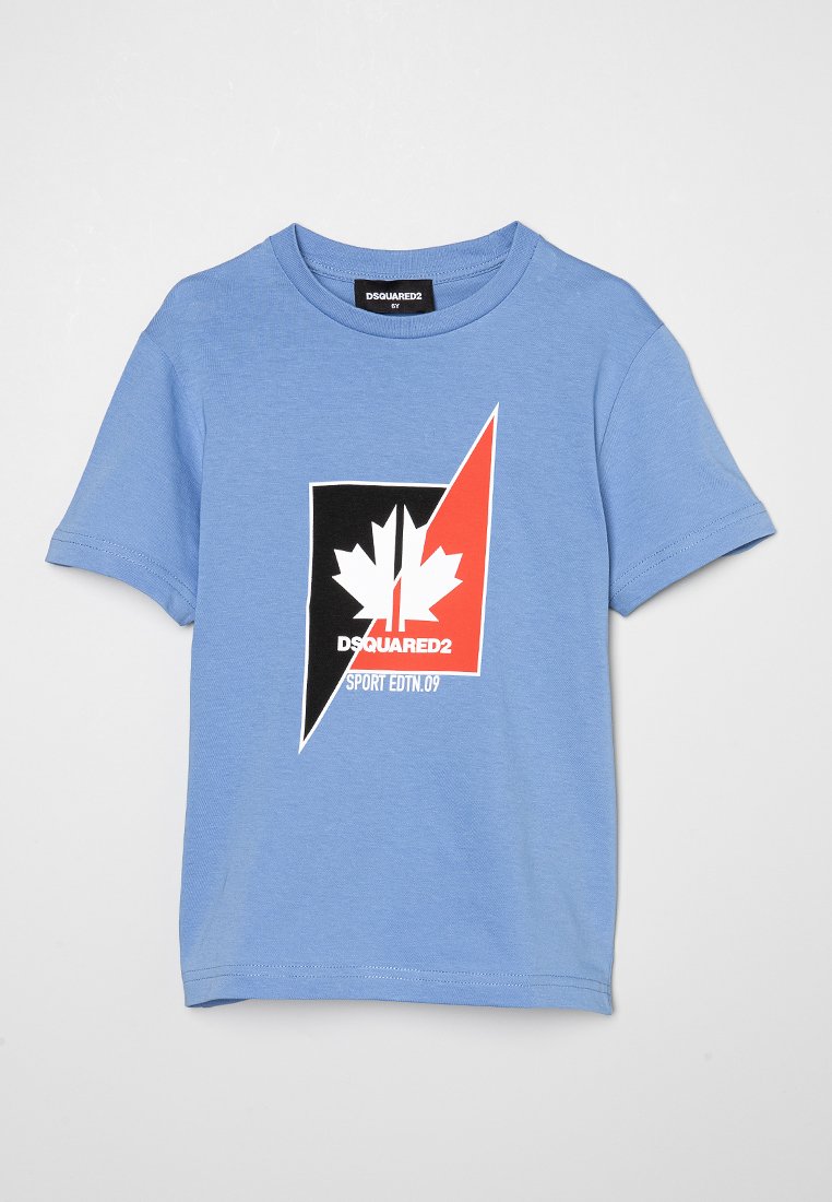 Dsquared2 T-shirt print blauw