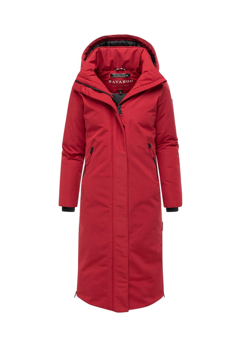 Navahoo SCHNEEWÄCHTER Wintermantel dark red/dunkelrot Zalando