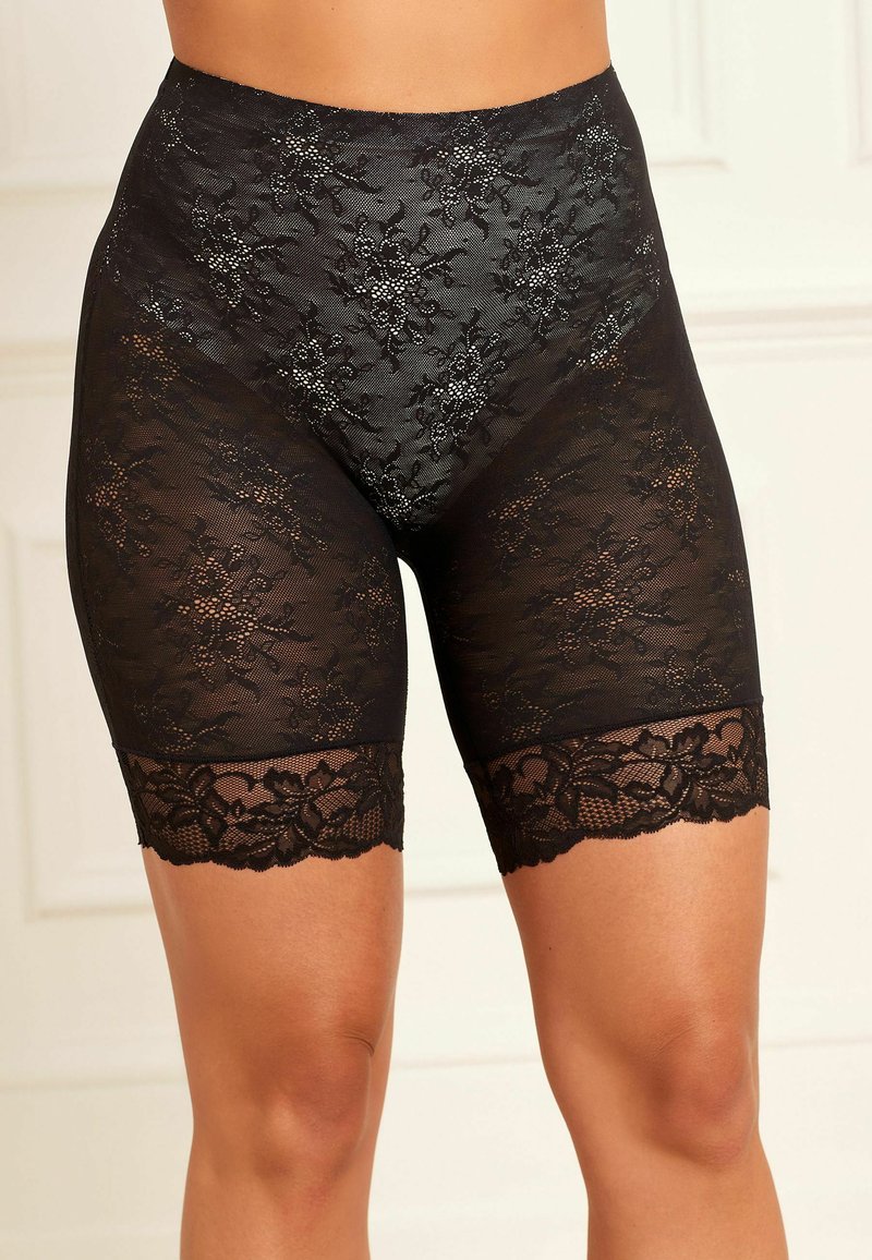 Next FLAT LACE TUMMY CONTROL SHAPING SHORTS Shapewear black/schwarz