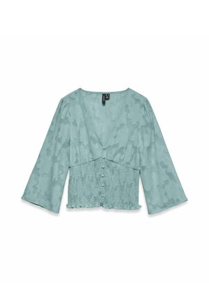 Vero Moda, TOP VMGABI TOP - Blouse - gray mist