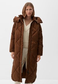 s.Oliver MIT - Wintermantel - brown