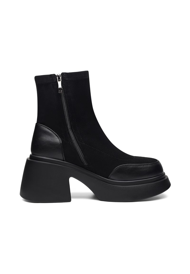 Betsy Botines con plataforma - black