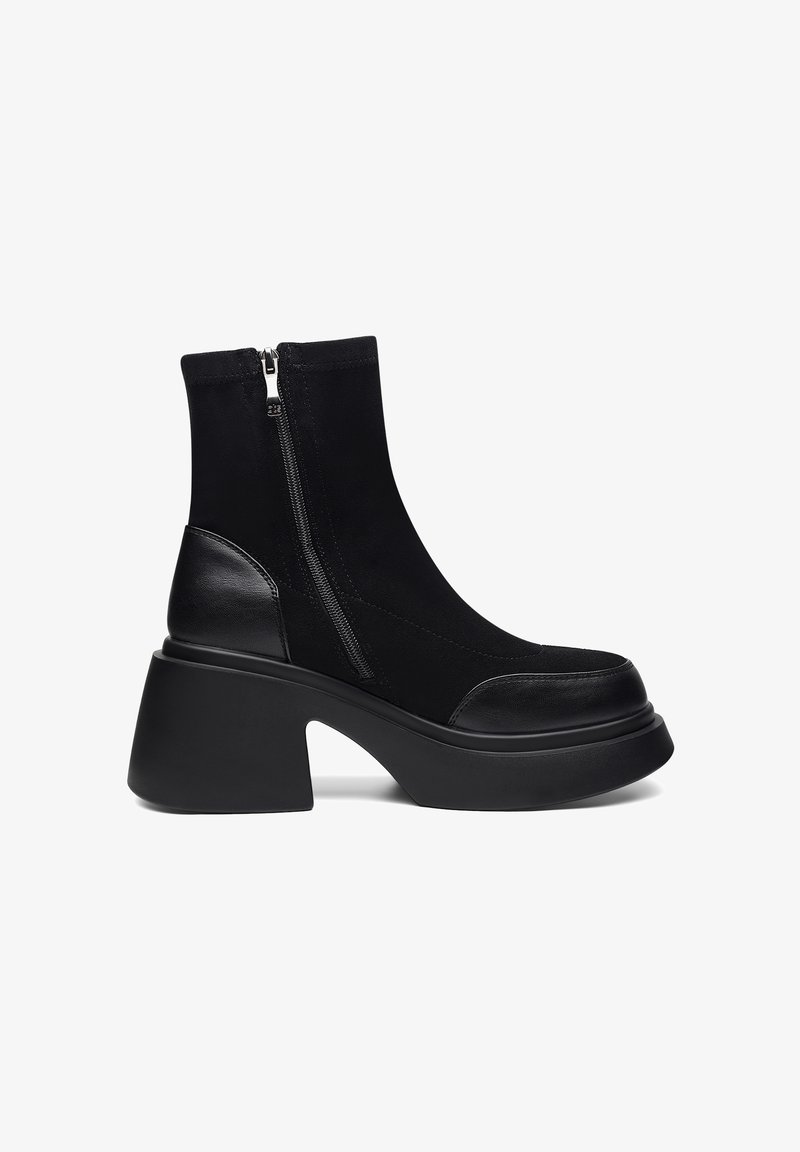 Betsy Bottines à plateau - black