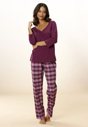 LASCANA, LASCANA PYJAMA SET - Pyjama set - bordeaux