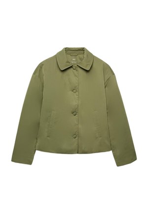 Marks & Spencer, COLLARED TECHNICAL PADDED JACKET. - Overgangsjakke - sage