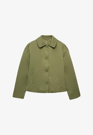 Marks & Spencer, COLLARED TECHNICAL PADDED JACKET. - Overgangsjakke - sage