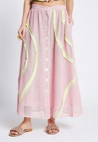 Be Sunset RIPPLE - Falda larga - pink