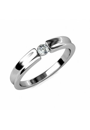 SIMPLICITY  - Ring - argenté couleur / cristal