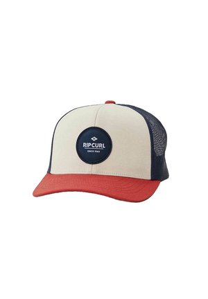 ROUTINE CURVE TRUCKER - Cap - white navy red