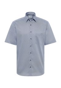 Eterna BEDRUCKTES -KURZARM MODERN FIT - Overhemd - blau