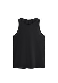 MICROPERFORATED TECHNICAL SLEEVELESS - Top - black