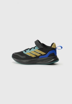 RUNFALCON UNISEX - Sportcipő - core black/khaki/preloved teal