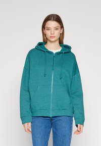 Even&Odd Sweatjakke - mottled teal