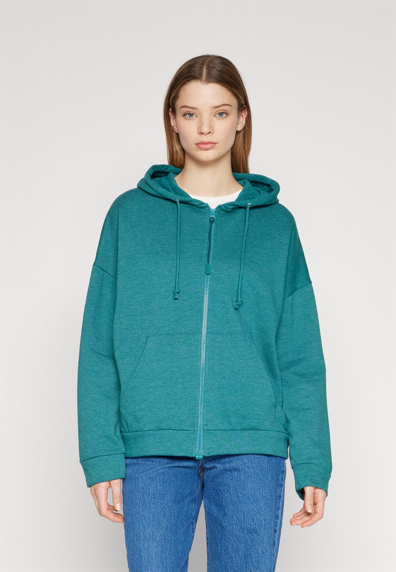 Even&Odd Sweatjakke - mottled teal