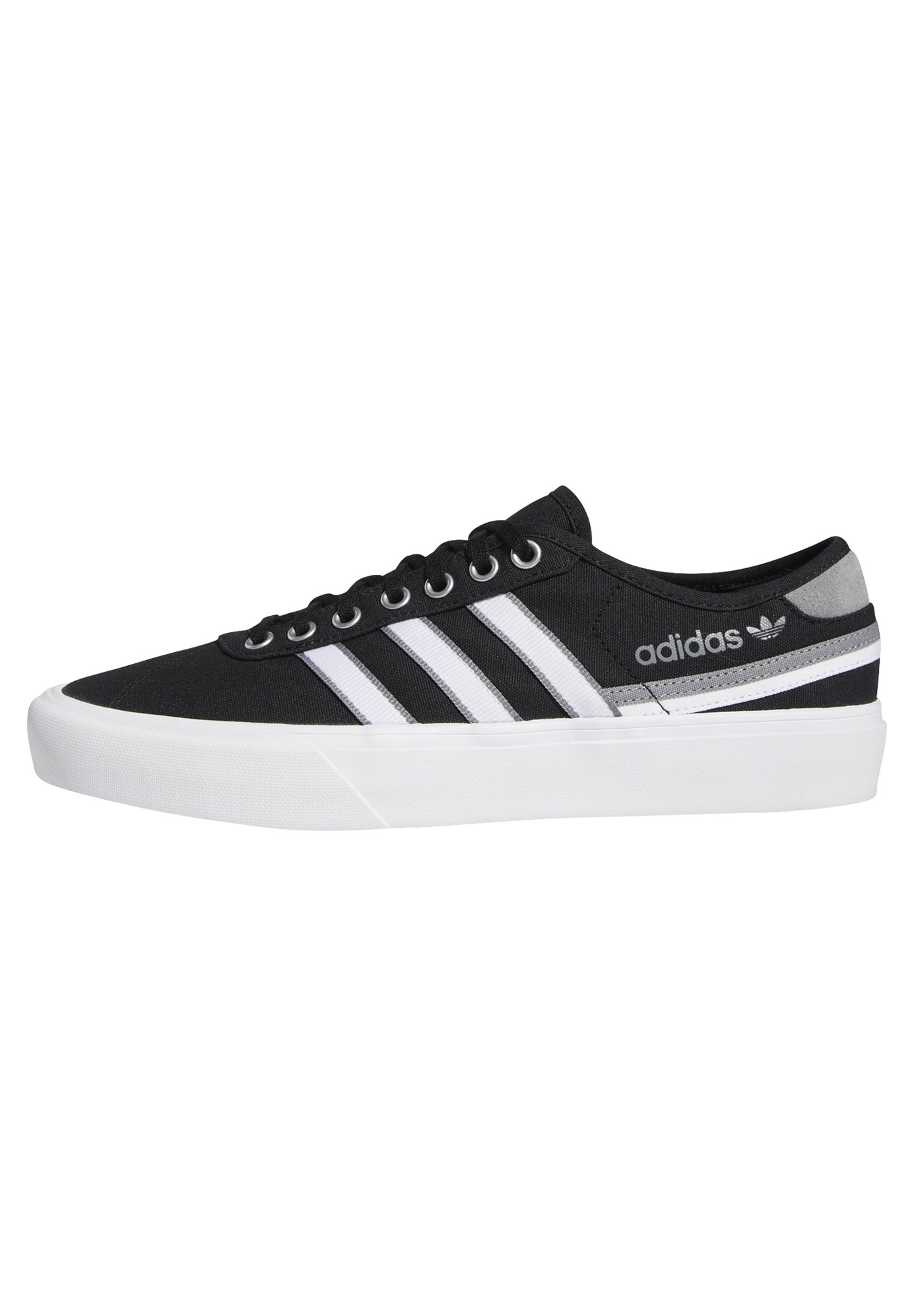 adidas Originals DELPALA SHOES - Trainers - black/white/black -  Zalando.co.uk
