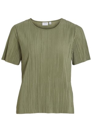 VILA VIPLISA O-NECK NOOS - Blūze - oil green