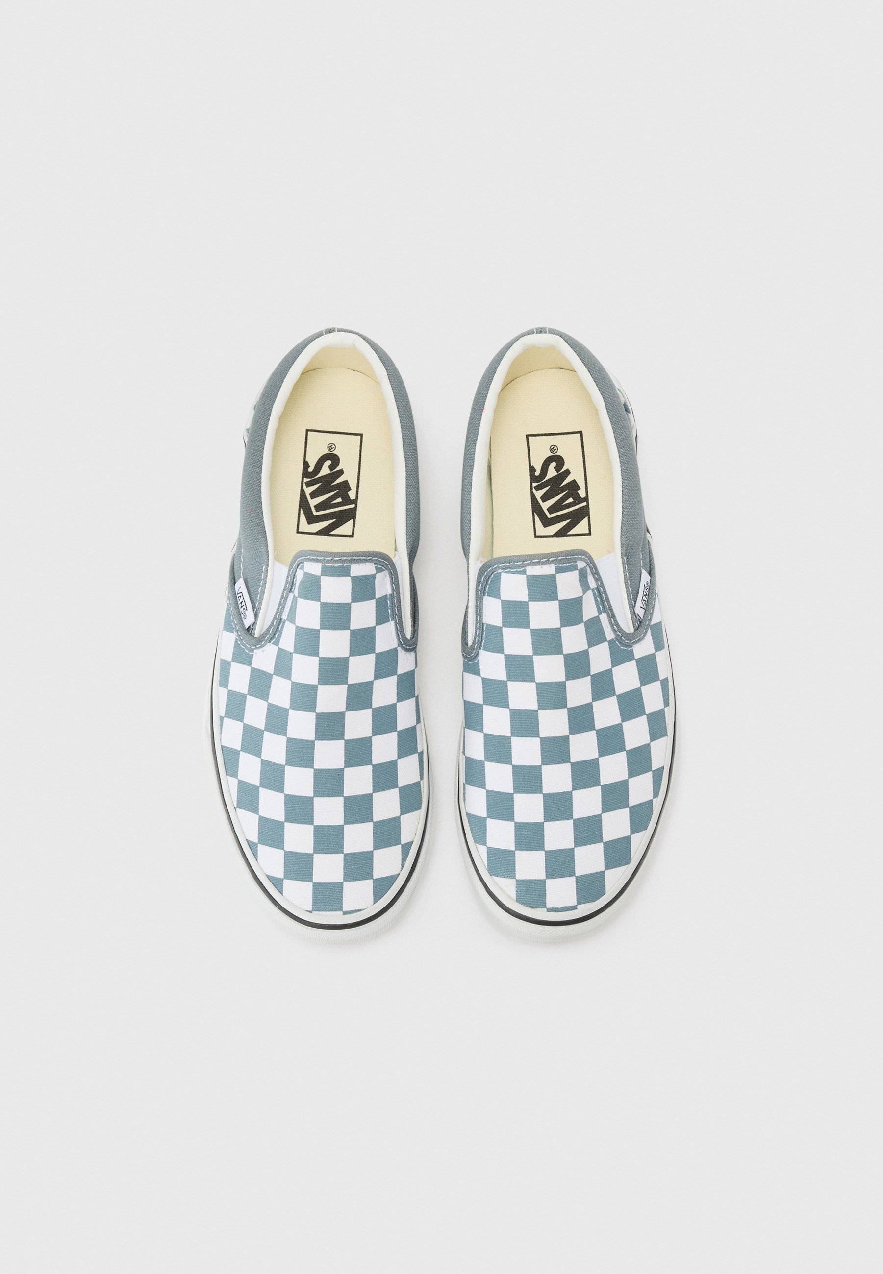 国内配送 VANS CLASSIC SLIP-ON STORMY WEATHER Vans CLASSIC SLIP-ON UNISEX - Półbuty wsuwane/niebieski